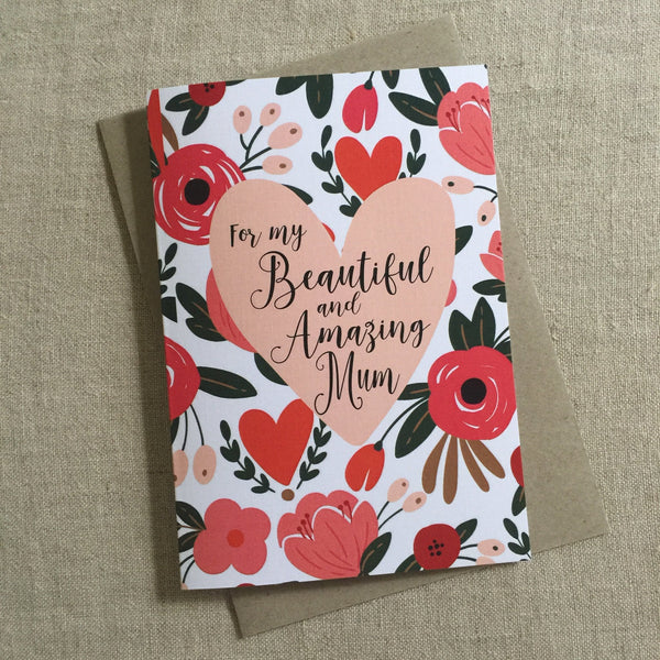 A6 Mother's Day Beautiful and Amazing Card