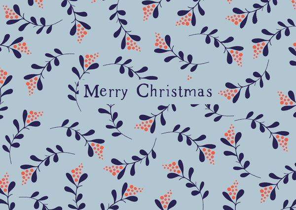 2022 A6 Christmas Berries Card
