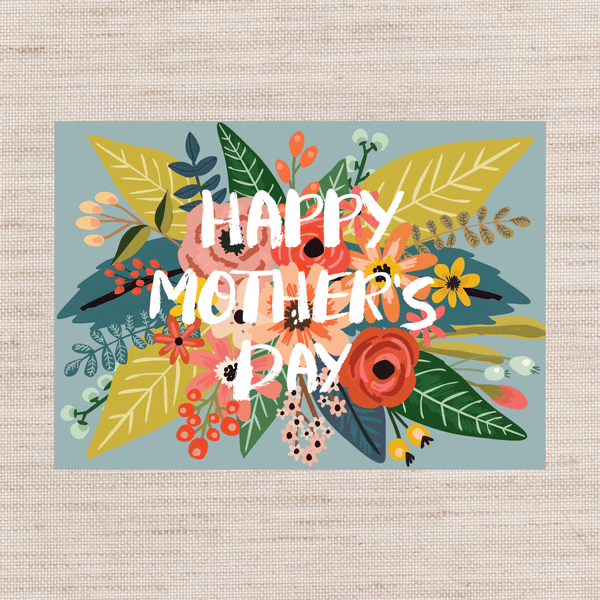 A6 Mother's Day Bloom Card