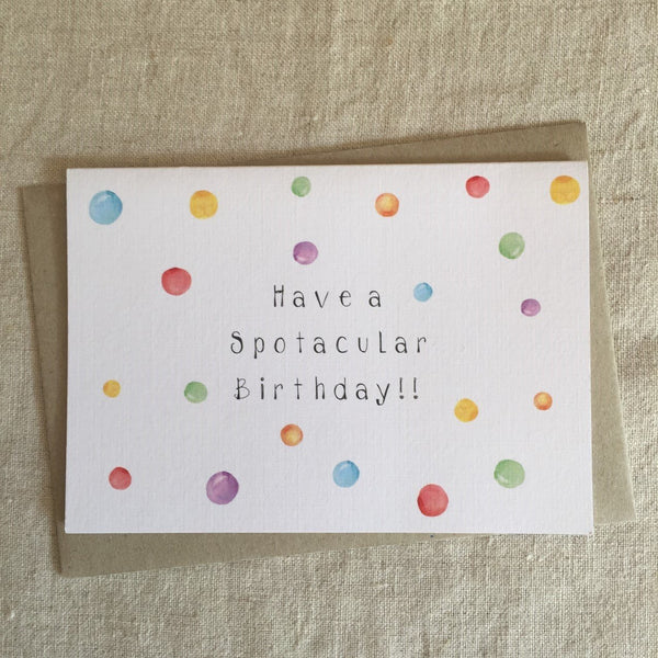 A6 Spotacular Birthday Card