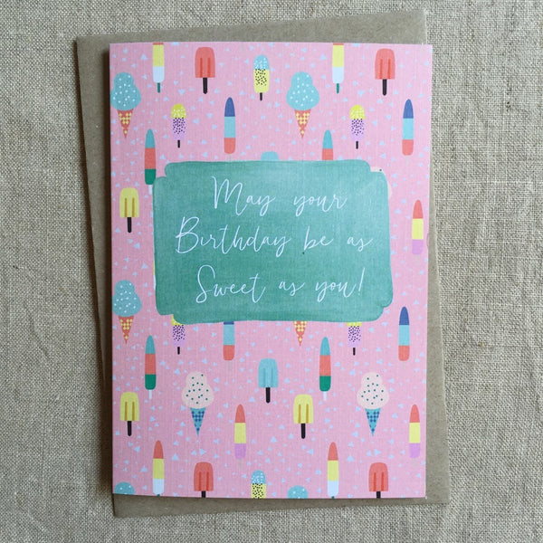 A6 Sweet Birthday Card