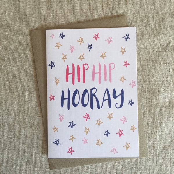 A6 Hip Hip Hooray Star Card