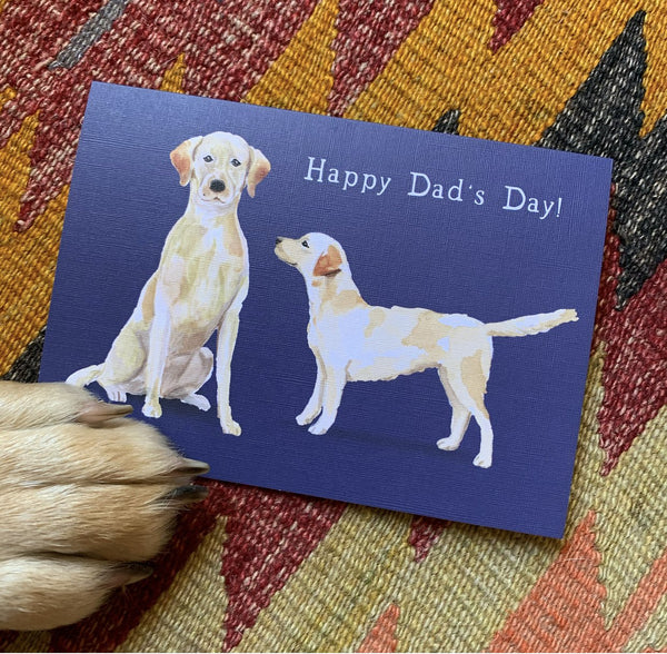 A6 Doggy Dad's Day Card