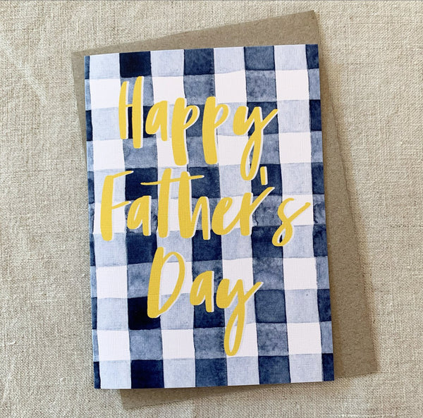 A6 Father's Day Check Card