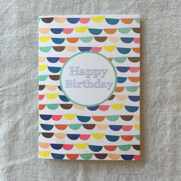 A6 Bunting Birthday Card