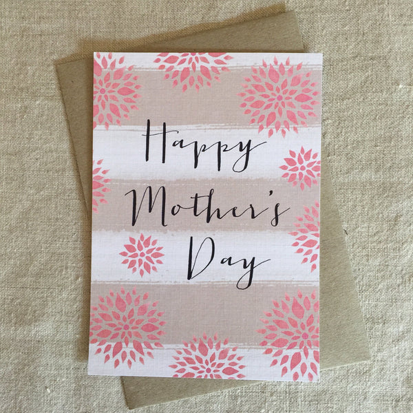 A6 Mother's Day Stripe Card
