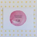 A6 Spotty Tickled Pink Card